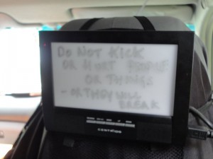 Do Not Kick or Hurt People or Things - or They Will Break